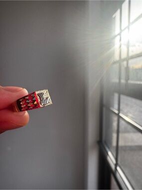 Gold Signet Letter L Ring 10K Size 4.5